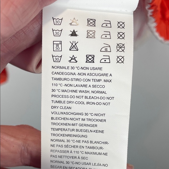 Bright Orange Hooded Women's Windbreaker Jacket - Picture 12 of 13